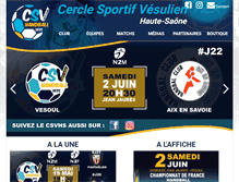 Tablet Screenshot of csvhs.fr